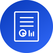 Data Report Icon_Round Royal Gradient