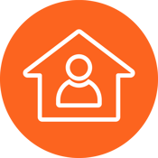 Resident Icon_Round Orange