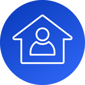 Resident Icon_Round Royal Gradient